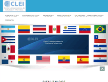 Tablet Screenshot of clei.org